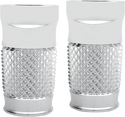 Eddie Trotta Designs TC-998 Fork Slider Cover - Cross-Cut Chrome - sxspowersports