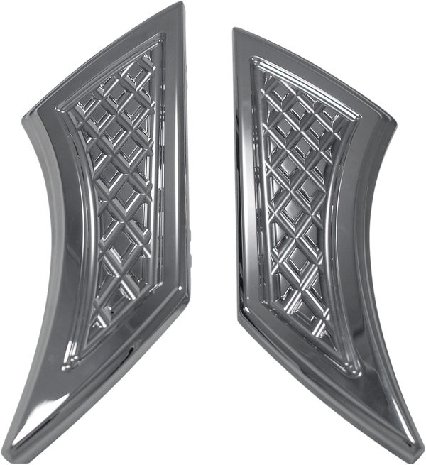 Eddie Trotta Designs TC543 Rolex Driver Floorboards - Chrome - sxspowersports