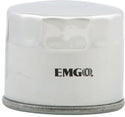 Emgo 10-07800 Oil Filter - Spin On - Chrome - sxspowersports