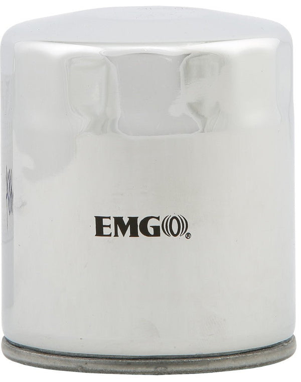 Emgo 10-82400 Oil Filter - Chrome - sxspowersports