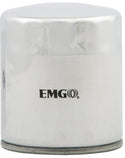 Emgo 10-82400 Oil Filter - Chrome - sxspowersports