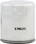 Emgo 10-82442 Micro-Glass Oil Filter - Chrome - sxspowersports