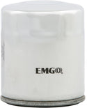 Emgo 10-82442 Micro-Glass Oil Filter - Chrome - sxspowersports