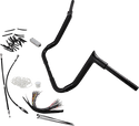 Fat Baggers, Inc. 809114-B 1-1/2in. EZ Install Pointed Top Handlebar Kit - Black - sxspowersports