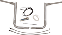 Fat Baggers, Inc. 809214 1-1/2in. EZ Install Pointed Top Handlebar Kit - Chrome - sxspowersports