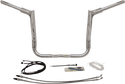 Fat Baggers, Inc. 809214 1-1/2in. EZ Install Pointed Top Handlebar Kit - Chrome - sxspowersports