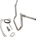 Fat Baggers, Inc. 809214 1-1/2in. EZ Install Pointed Top Handlebar Kit - Chrome - sxspowersports