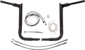 Fat Baggers, Inc. 809214-B 1-1/2in. EZ Install Pointed Top Handlebar Kit - Black - sxspowersports