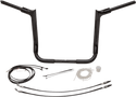 Fat Baggers, Inc. 809214-B 1-1/2in. EZ Install Pointed Top Handlebar Kit - Black - sxspowersports