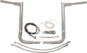 Fat Baggers, Inc. 809216 1-1/2in. EZ Install Pointed Top Handlebar Kit - Chrome - sxspowersports