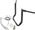 Fat Baggers, Inc. 809216-B 1-1/2in. EZ Install Pointed Top Handlebar Kit - Black - sxspowersports