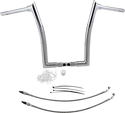 Fat Baggers, Inc. 809316 1-1/2in. EZ Install Pointed Top Handlebar Kit - Chrome - sxspowersports