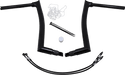 Fat Baggers, Inc. 809316-B 1-1/2in. EZ Install Pointed Top Handlebar Kit - Black - sxspowersports
