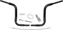Fat Baggers, Inc. 809412-B 1-1/2in. EZ Install Pointed Top Handlebar Kit - Black - sxspowersports