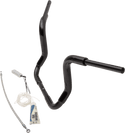 Fat Baggers, Inc. 809412-B 1-1/2in. EZ Install Pointed Top Handlebar Kit - Black - sxspowersports