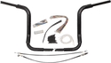 Fat Baggers, Inc. 809414-B 1-1/2in. EZ Install Pointed Top Handlebar Kit - Black - sxspowersports