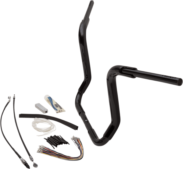 Fat Baggers, Inc. 809414-B 1-1/2in. EZ Install Pointed Top Handlebar Kit - Black - sxspowersports