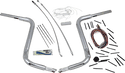 Fat Baggers, Inc. 809416 1-1/2in. EZ Install Pointed Top Handlebar Kit - Chrome - sxspowersports