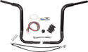 Fat Baggers, Inc. 809416-B 1-1/2in. EZ Install Pointed Top Handlebar Kit - Black - sxspowersports