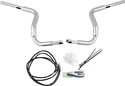 Fat Baggers, Inc. 809512 1-1/2in. EZ Install Pointed Top Handlebar Kit - Chrome - sxspowersports