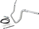 Fat Baggers, Inc. 809512 1-1/2in. EZ Install Pointed Top Handlebar Kit - Chrome - sxspowersports