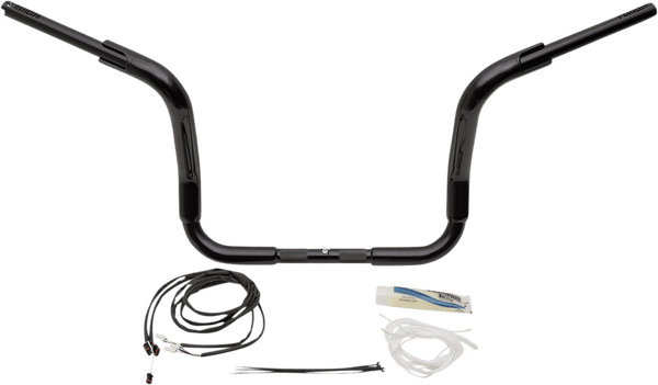 Fat Baggers, Inc. 809512-B 1-1/2in. EZ Install Pointed Top Handlebar Kit - Black - sxspowersports