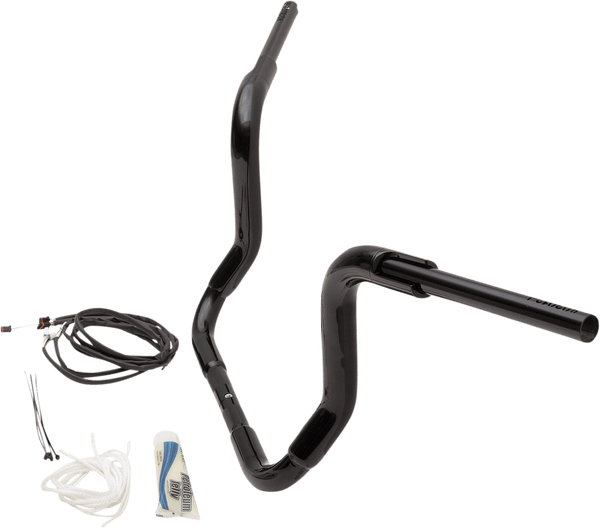 Fat Baggers, Inc. 809512-B 1-1/2in. EZ Install Pointed Top Handlebar Kit - Black - sxspowersports