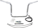 Fat Baggers, Inc. 809514 1-1/2in. EZ Install Pointed Top Handlebar Kit - Chrome - sxspowersports