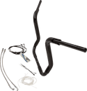 Fat Baggers, Inc. 809514-B 1-1/2in. EZ Install Pointed Top Handlebar Kit - Black - sxspowersports