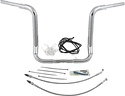 Fat Baggers, Inc. 809516 1-1/2in. EZ Install Pointed Top Handlebar Kit - Chrome - sxspowersports