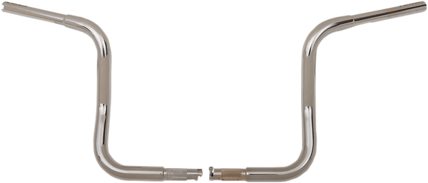 Fat Baggers, Inc. 903012 1-1/4in. EZ Install Round Top Handlebars - Chrome - sxspowersports