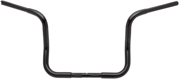 Fat Baggers, Inc. 903012-B 1-1/4in. EZ Install Round Top Handlebars - Gloss Black - sxspowersports