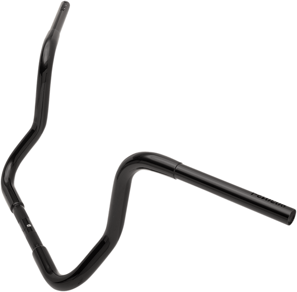 Fat Baggers, Inc. 903012-B 1-1/4in. EZ Install Round Top Handlebars - Gloss Black - sxspowersports