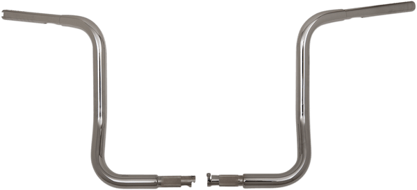 Fat Baggers, Inc. 903014 1-1/4in. EZ Install Round Top Handlebars - Chrome - sxspowersports