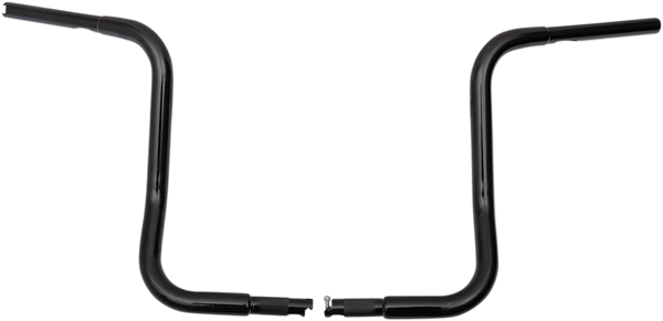 Fat Baggers, Inc. 903014-B 1-1/4in. EZ Install Round Top Handlebars - Gloss Black - sxspowersports