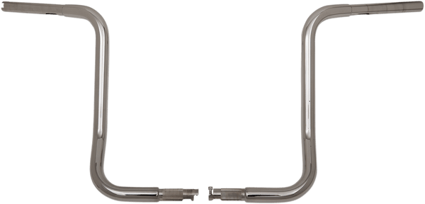 Fat Baggers, Inc. 903016 1-1/4in. EZ Install Round Top Handlebars - Chrome - sxspowersports