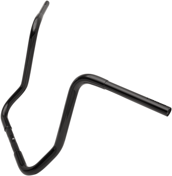 Fat Baggers, Inc. 903016-B 1-1/4in. EZ Install Round Top Handlebars - Gloss Black - sxspowersports