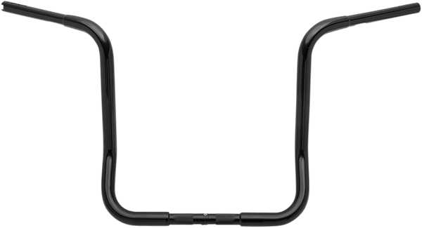 Fat Baggers, Inc. 903016-B 1-1/4in. EZ Install Round Top Handlebars - Gloss Black - sxspowersports