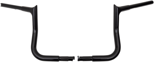 Fat Baggers, Inc. 905010-B 1-1/4in. EZ Install Pointed Top Handlebars - Gloss Black - sxspowersports