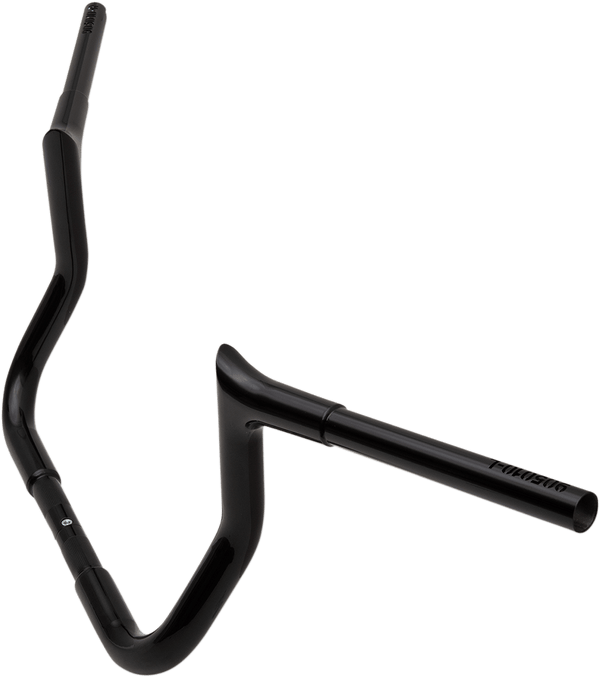 Fat Baggers, Inc. 905010-B 1-1/4in. EZ Install Pointed Top Handlebars - Gloss Black - sxspowersports