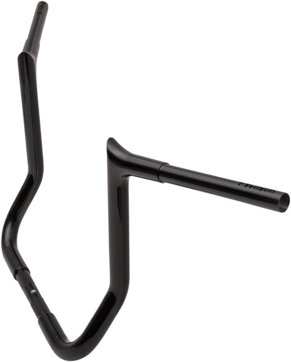 Fat Baggers, Inc. 905014-B 1-1/4in. EZ Install Pointed Top Handlebars - Gloss Black - sxspowersports