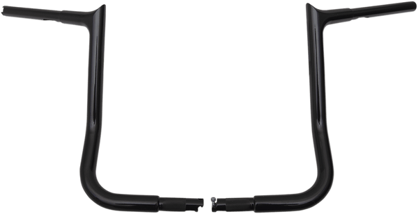 Fat Baggers, Inc. 905014-B 1-1/4in. EZ Install Pointed Top Handlebars - Gloss Black - sxspowersports