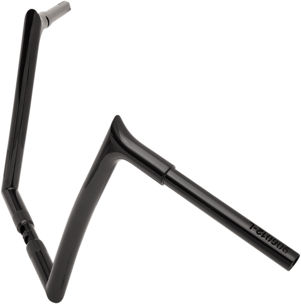 Fat Baggers, Inc. 906012-B 1-1/4in. EZ Install Pointed Top Handlebars - Gloss Black - sxspowersports