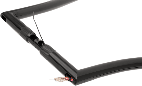 Fat Baggers, Inc. 906012-B 1-1/4in. EZ Install Pointed Top Handlebars - Gloss Black - sxspowersports