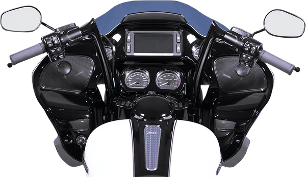 Fat Baggers, Inc. 906012-B 1-1/4in. EZ Install Pointed Top Handlebars - Gloss Black - sxspowersports