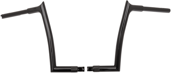Fat Baggers, Inc. 906012-B 1-1/4in. EZ Install Pointed Top Handlebars - Gloss Black - sxspowersports