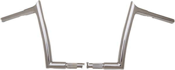 Fat Baggers, Inc. 907010 1-1/4in. EZ Install Pointed Top Handlebars - Chrome - sxspowersports