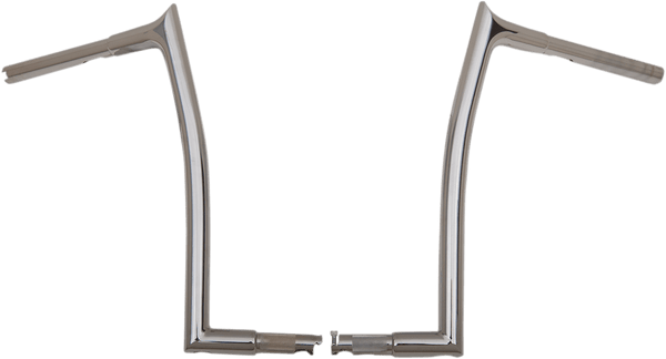 Fat Baggers, Inc. 907016 1-1/4in. EZ Install Pointed Top Handlebars - Chrome - sxspowersports