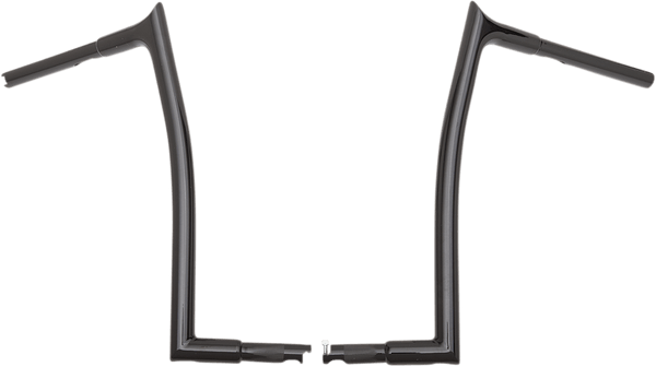 Fat Baggers, Inc. 907016-B 1-1/4in. EZ Install Pointed Top Handlebars - Gloss Black - sxspowersports