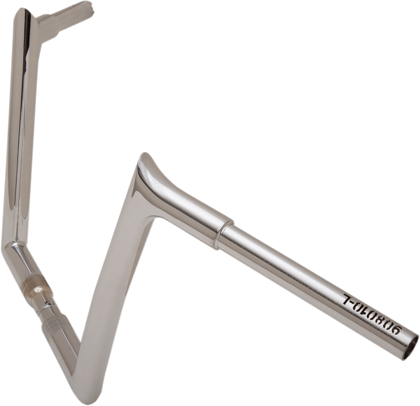 Fat Baggers, Inc. 908010 1-1/4in. EZ Install Pointed Top Handlebars - Chrome - sxspowersports